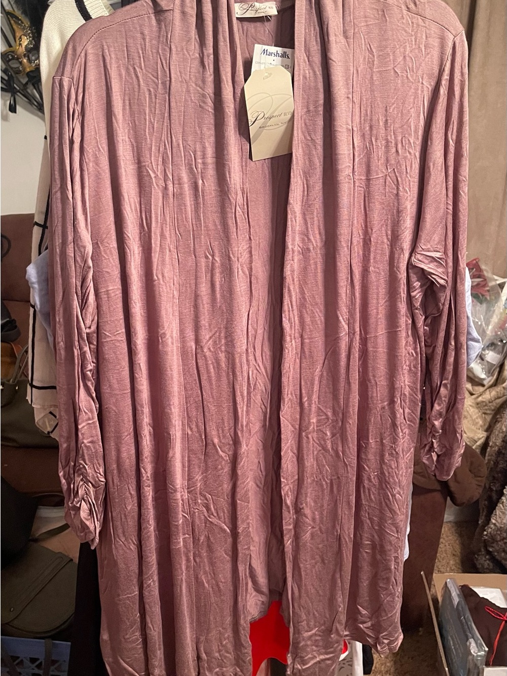 Prospect Blvd Plum Pink Lightweight Women's Cardigan